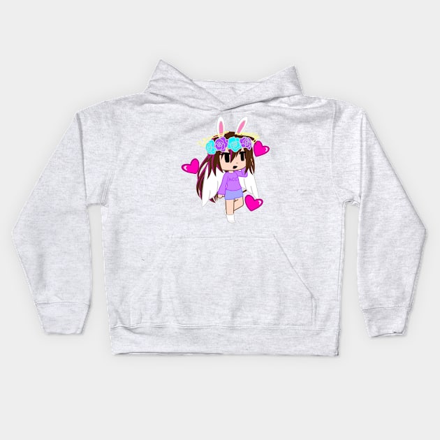 Audrina's Creative Crafting 2021 Merch (character only) Kids Hoodie by ParaholiX